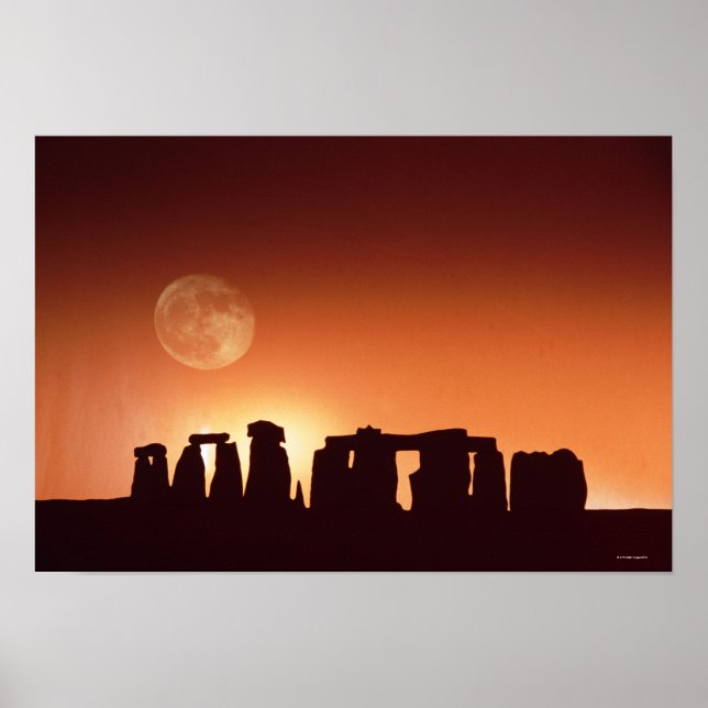 Stonehenge, England 2 Poster (Vorne)