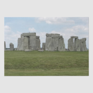 Stonehenge England an einem bewölkten Tag. Seidenpapier