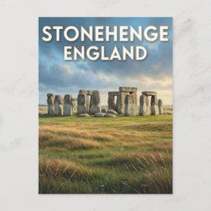 Stonehenge England Antike Steinlandschaft Postkarte