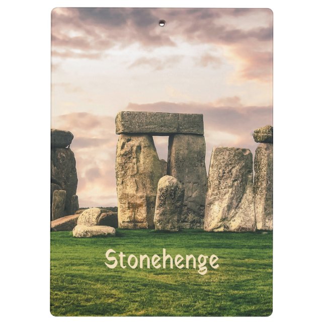 Stonehenge England Klemmbrett (Rückseite)