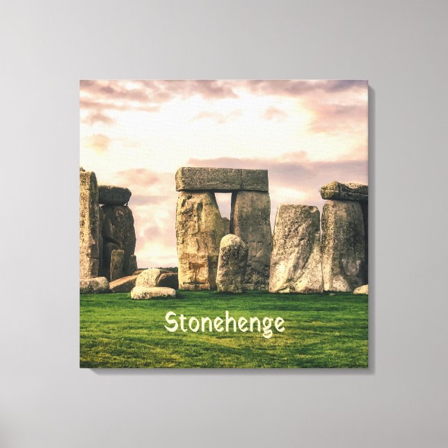 Stonehenge England Leinwanddruck (Vorderseite)