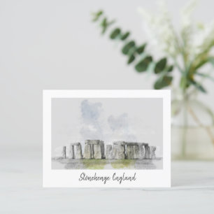Stonehenge England Postcard - Antike Welt Postkarte