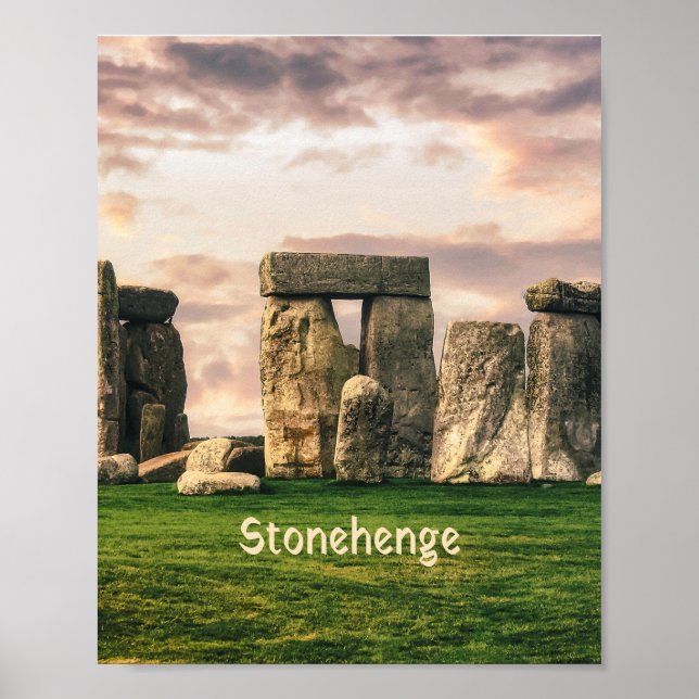Stonehenge England Poster (Vorne)