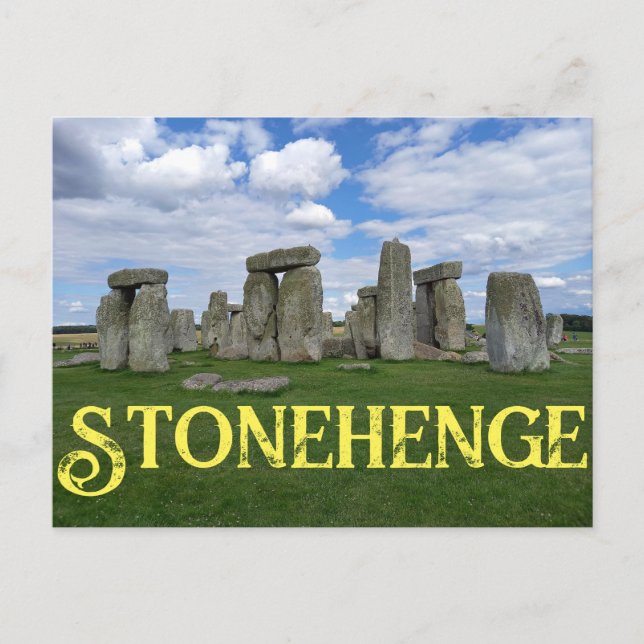 Stonehenge England Postkarte (Vorderseite)