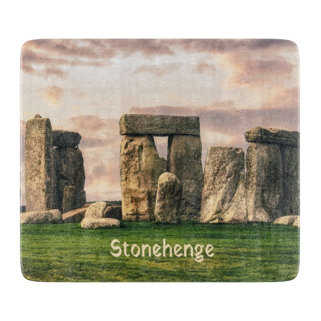 Stonehenge England Schneidebrett (Vorderseite)
