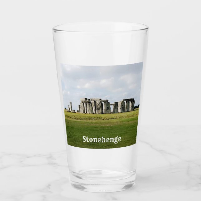 Stonehenge England Souvenir Drinking Glass Glas (Vorderseite)