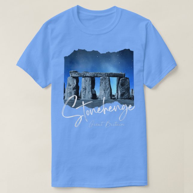 Stonehenge England SouvenirStonehenge am Abend 317 T-Shirt (Design vorne)