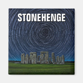 Stonehenge England Startrails Magnet
