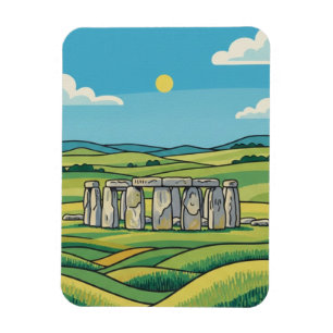 Stonehenge England Vereinigtes Königreich Reise Magnet