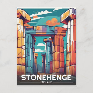 Stonehenge England Wiltshire Welterbe Postkarte