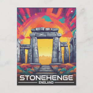 Stonehenge England Wiltshire Welterbe Postkarte