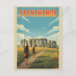 Stonehenge England Wiltshire Welterbe Postkarte