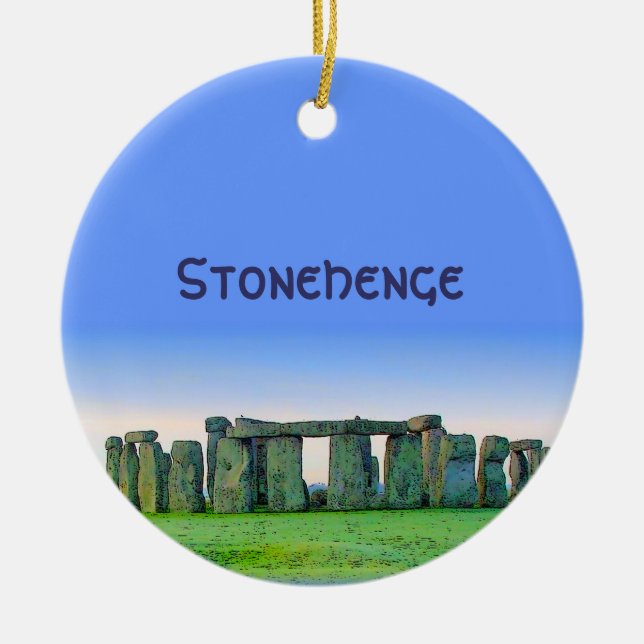 Stonehenge Keramikornament (Vorne)