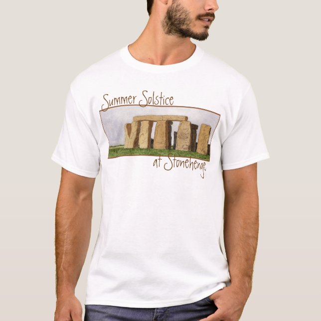 Stonehenge lässiges Hemd T-Shirt (Vorderseite)