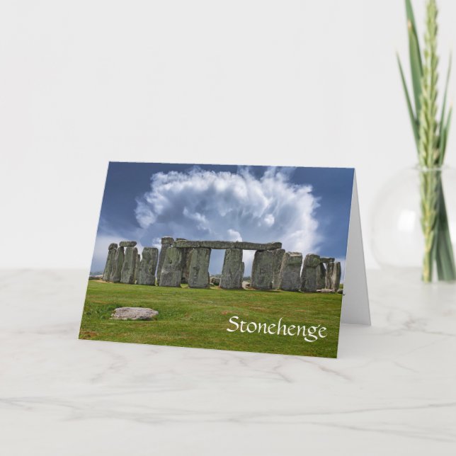 Stonehenge lustiger Alterngeburtstag Karte (Vorderseite)