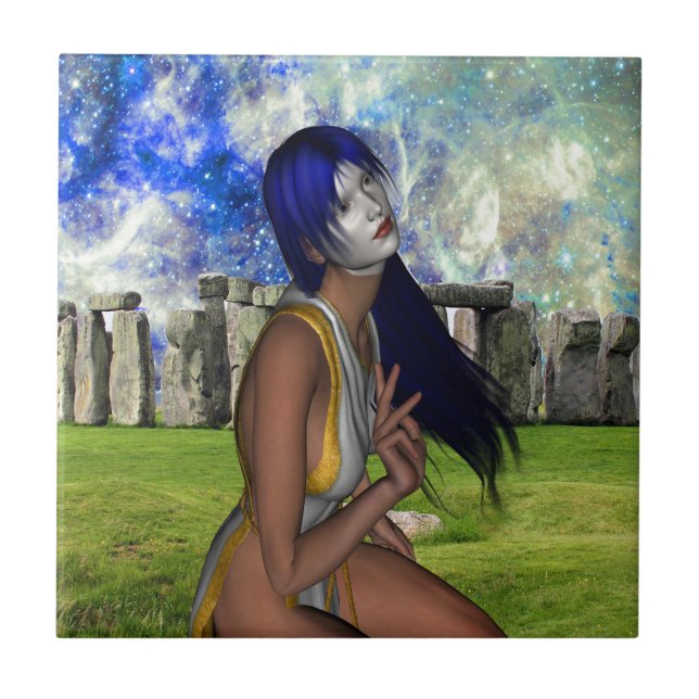Stonehenge Mediation Fliese (Vorderseite)