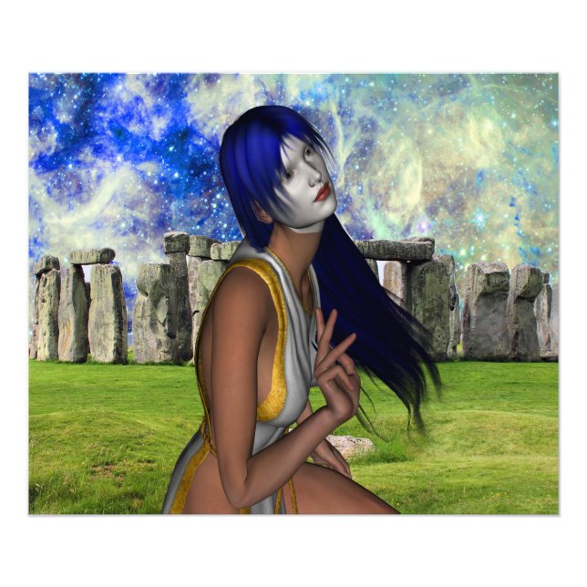Stonehenge Mediation Fotodruck (Vorne)
