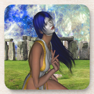 Stonehenge Meditation Getränkeuntersetzer