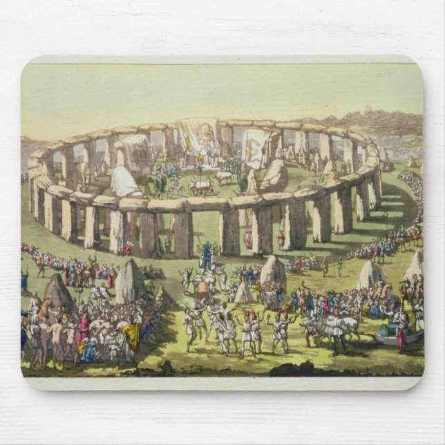 Stonehenge oder ein Kreistempel der Druiden, pl Mousepad (Vorne)