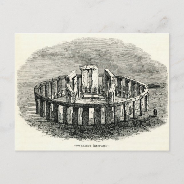 Stonehenge Postkarte (Vorderseite)