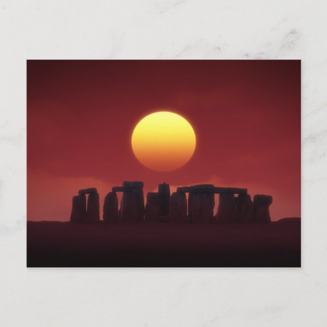 Stonehenge Postkarte (Vorderseite)