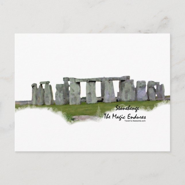 Stonehenge Postkarte (Vorderseite)
