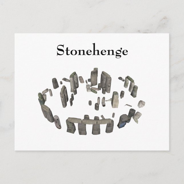 Stonehenge: Postkarte (Vorderseite)