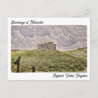 Stonehenge-Postkarte Postkarte