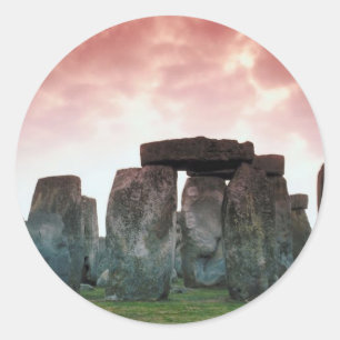 Stonehenge Runder Aufkleber