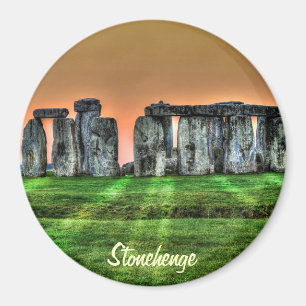 Stonehenge Stehend Stones bei Sonnenuntergang Magnet