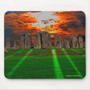 Stonehenge Stehend Stones bei Sonnenuntergang Mousepad