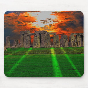 Stonehenge Stehend Stones bei Sonnenuntergang Mousepad