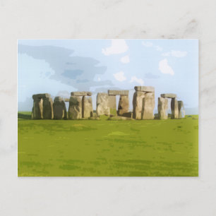 Stonehenge Stone Circle Monument Postkarte