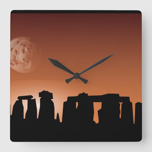 Stonehenge Uhr (Vorderseite)