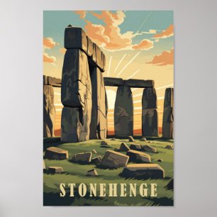 Stonehenge Vereinigtes Königreich Poster