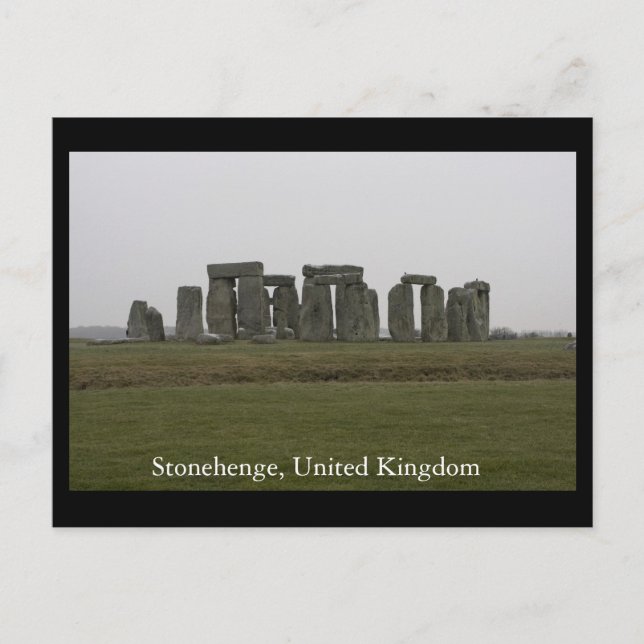 Stonehenge, Vereinigtes Königreich Postkarte (Vorderseite)