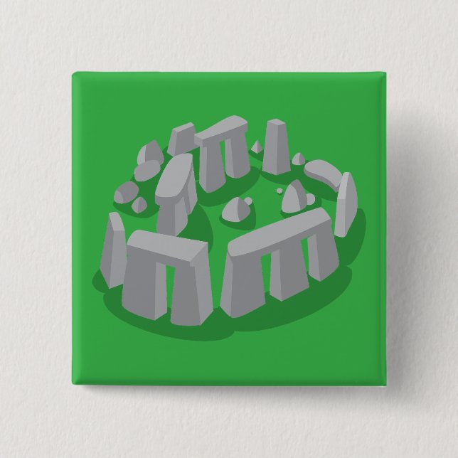 Stonehenge von England Button (Vorderseite)