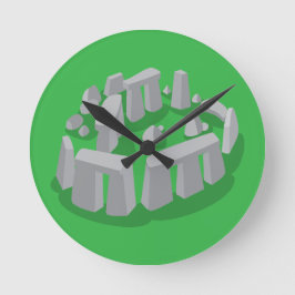 Stonehenge von England Runde Wanduhr