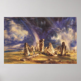 Stonehenge - von: John Constable Poster