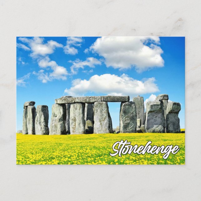 Stonehenge, Wiltshire, England Feiertagspostkarte (Vorderseite)