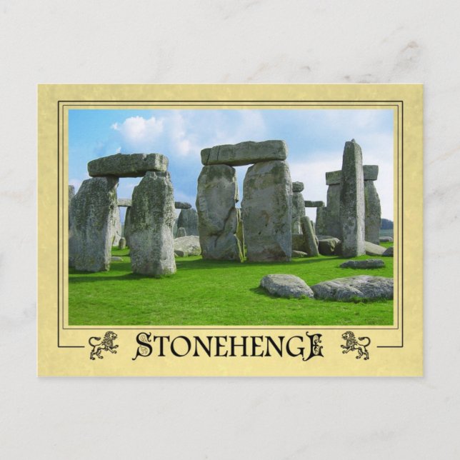 Stonehenge, Wiltshire, England Postkarte (Vorderseite)