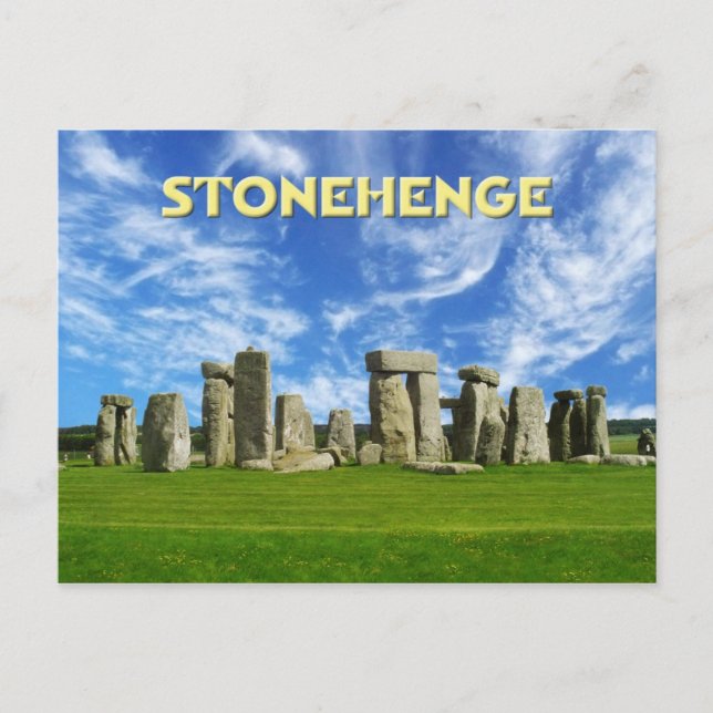 Stonehenge, Wiltshire, England Postkarte (Vorderseite)