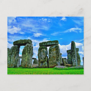 Stonehenge, Wiltshire, England, Prähistorische Ste Feiertagspostkarte