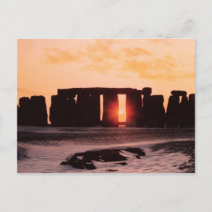 Stonehenge, Wintersolstice Postkarte