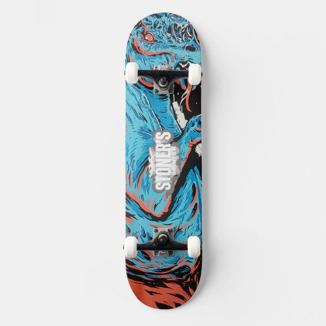Stoner Meinungsskateboard Skateboard (Vorderseite)