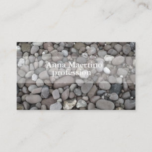 Stones Fotografy Abstrakt Nature Business Card Visitenkarte