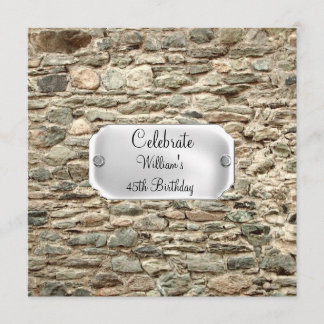 Stones Geburtstagsfeier Einladung