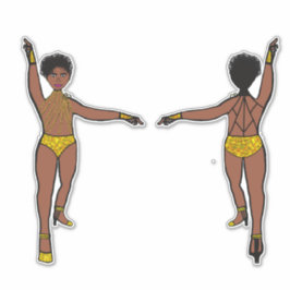 Stones Web Back Yellow #1 String Aufkleber