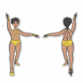 Stones Web Back Yellow #2 Aufkleber