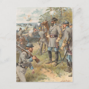 Stonewall Jackson bei First Manassas Postkarte
